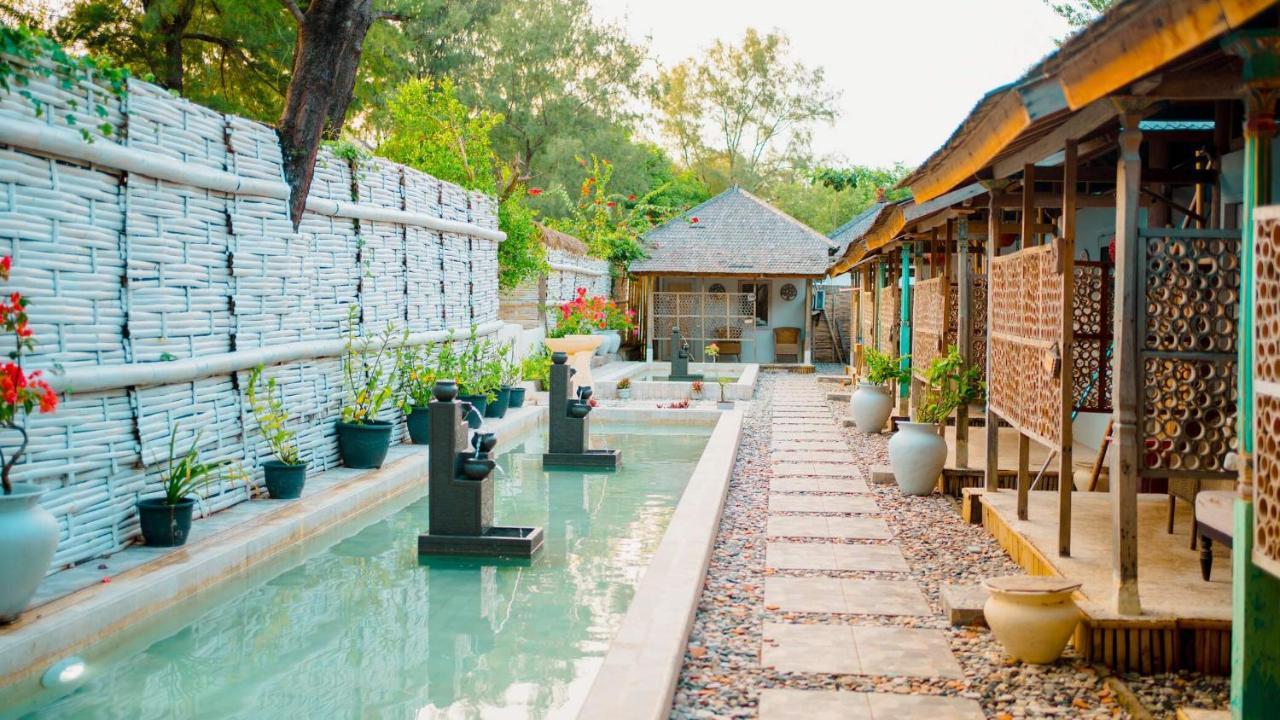 Bungalow Cafe Gili Beachfront Gili Meno Zewnętrze zdjęcie